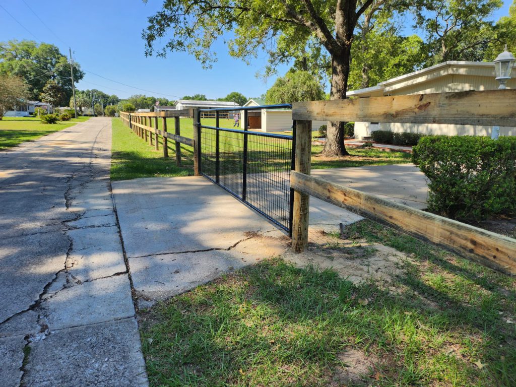 Summerfield two boards fence wood 6 Neighborhoods Fencing